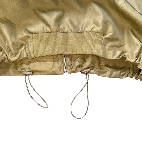 Steve Madden Olive Green Short Hooded Bomber Style Jacket New With Tags - Picture 8 of 9